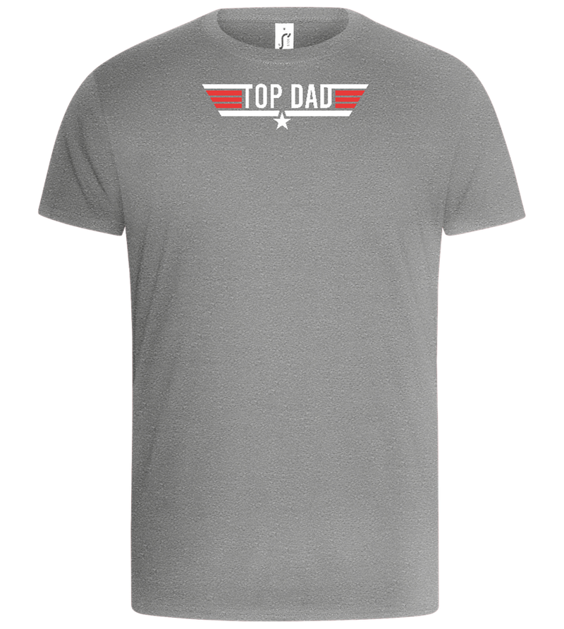 Top Dad Design - Basic Unisex T-Shirt_ORION GREY_front