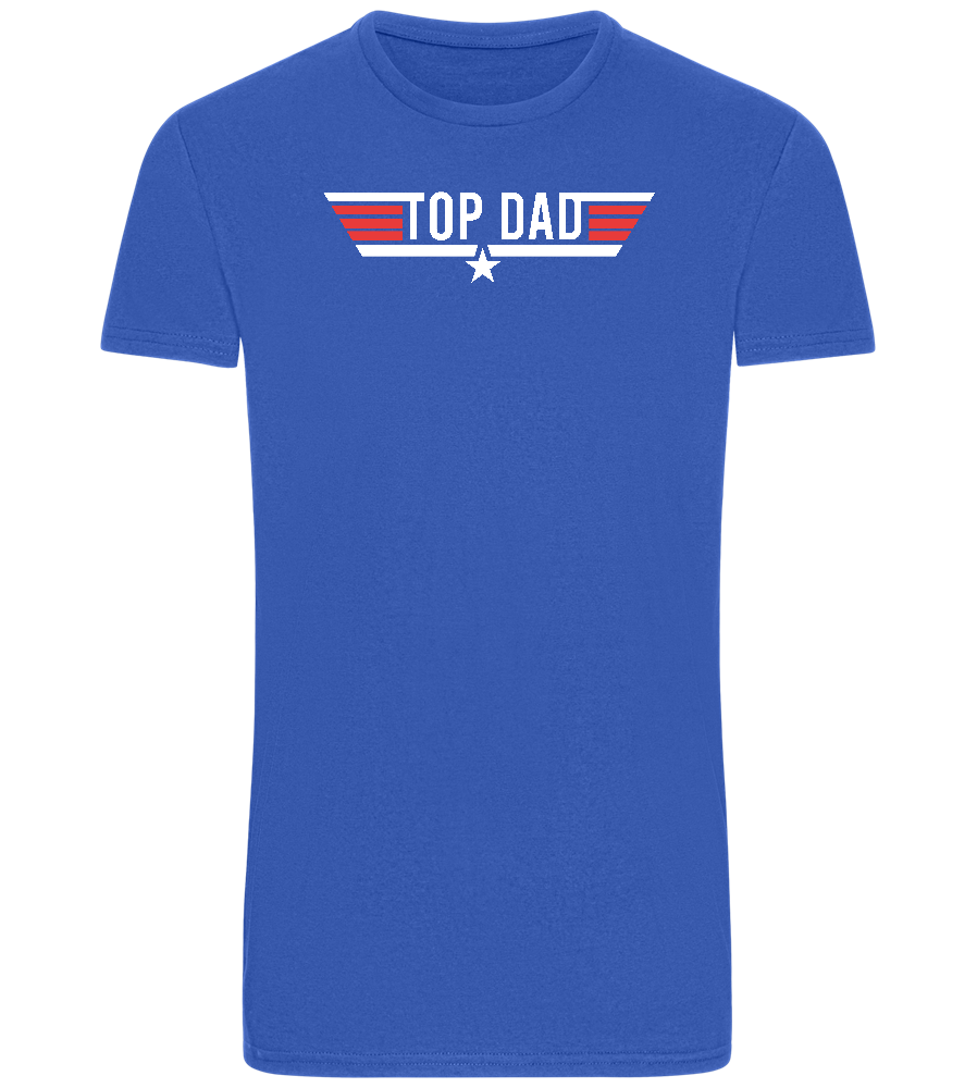 Top Dad Design - Basic Unisex T-Shirt_ROYAL_front