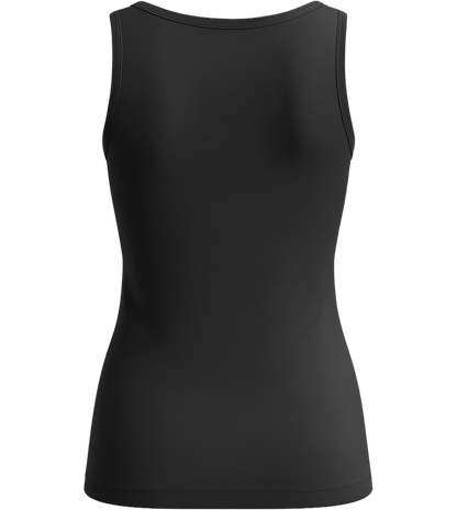 Life is Brew-tiful Design - Comfort women's tank top_DEEP BLACK_back