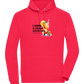 I Need a Huge Cocktail Design - Comfort unisex hoodie_RED_front