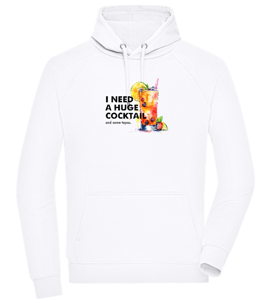 I Need a Huge Cocktail Design - Comfort unisex hoodie_WHITE_front