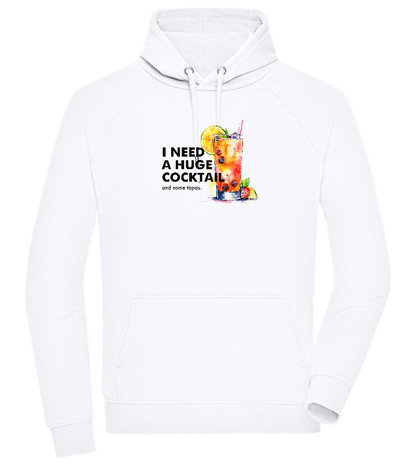 I Need a Huge Cocktail Design - Comfort unisex hoodie_WHITE_front