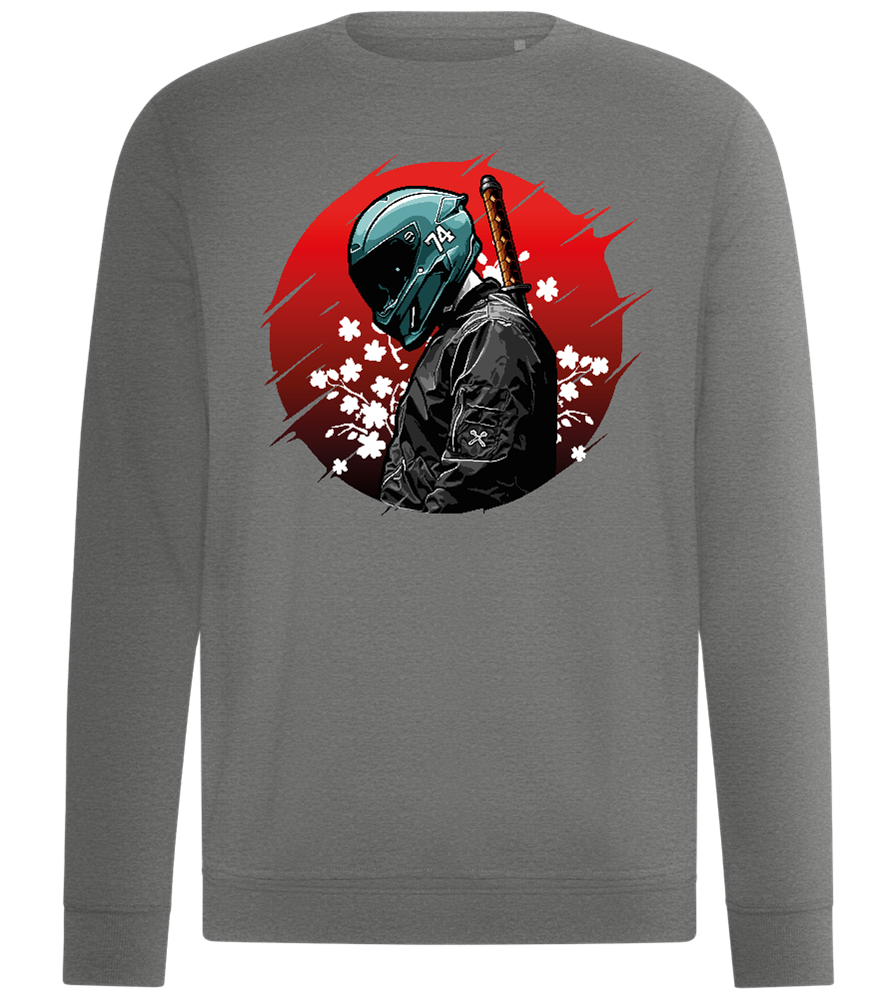 Red Samurai Design - Comfort unisex sweater_ORION GREY II_front