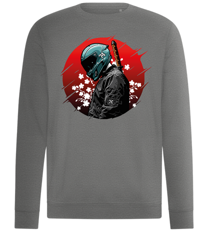 Red Samurai Design - Comfort unisex sweater_ORION GREY II_front