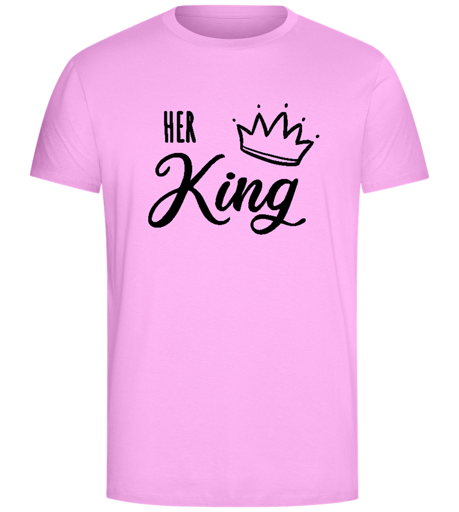 I'm Her King Design - Comfort Unisex T-Shirt_CANDY PINK_front