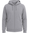 Comfort unisex zip hoodie_GREY MELANGE_front