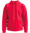 Comfort unisex zip hoodie_RED_front