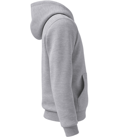 Premium unisex zip hoodie_GREY MELANGE_right