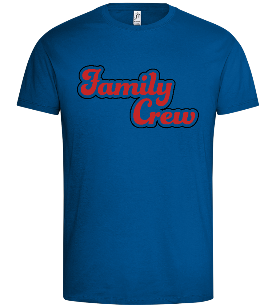 Family Crew Outline Design - Premium men's t-shirt_ROYAL_front