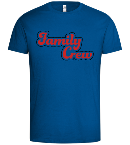 Family Crew Outline Design - Premium men's t-shirt_ROYAL_front