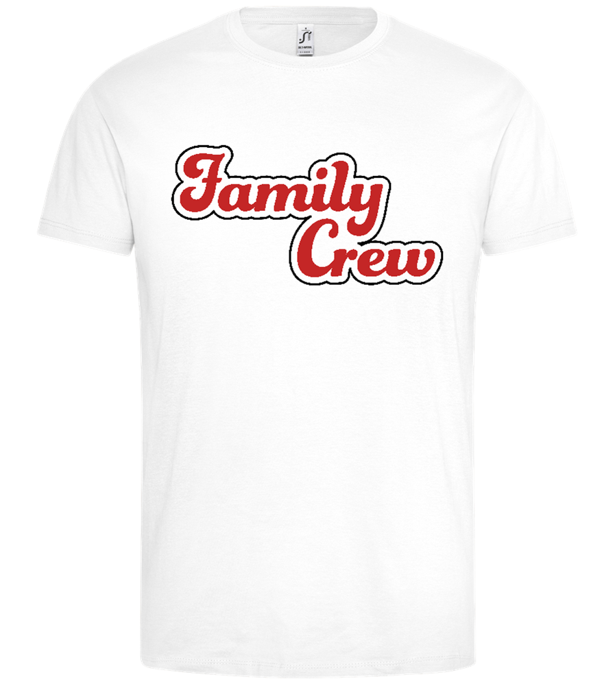 Family Crew Outline Design - Premium men's t-shirt_WHITE_front