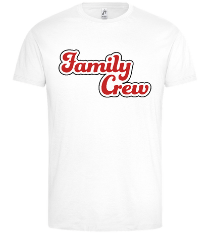 Family Crew Outline Design - Premium men's t-shirt_WHITE_front