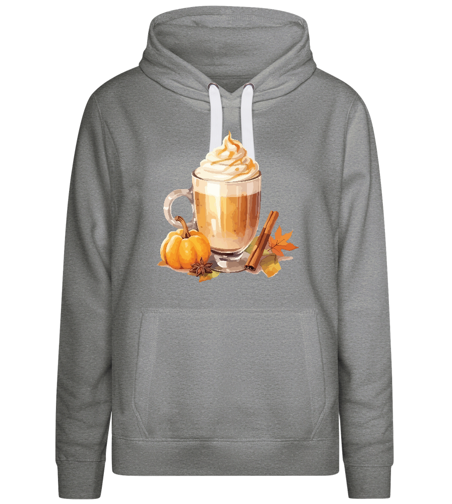 Pumpkin Spiced Latte Design - Premium women's hoodie_ORION GREY II_front