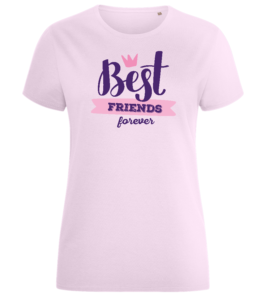 Best Friends Forever 1 Design - Comfort women's fitted t-shirt_LIGHT PINK_front