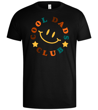 Cool Dads Club Design - Basic men's t-shirt_DEEP BLACK_front