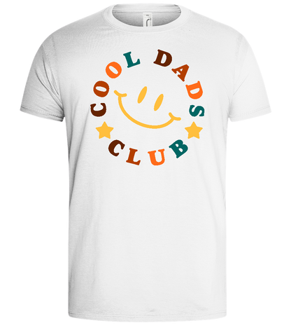 Cool Dads Club Design - Basic men's t-shirt_WHITE_front