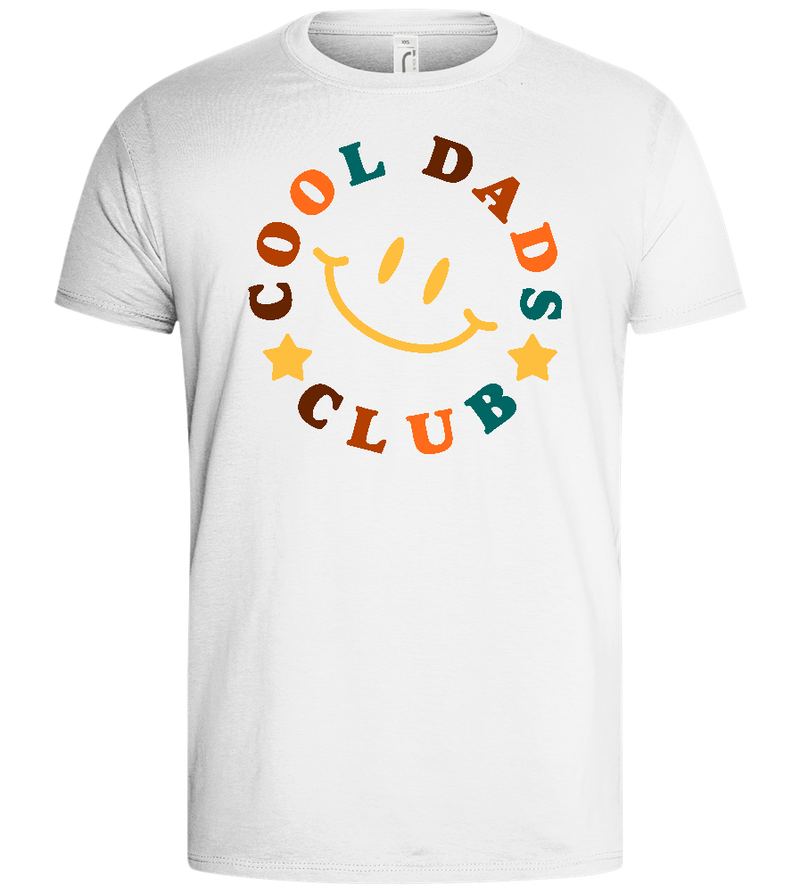 Cool Dads Club Design - Basic men's t-shirt_WHITE_front