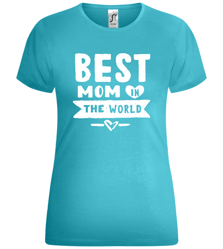 The Best Mom Design - Comfort women's t-shirt_HAWAIIAN OCEAN_front