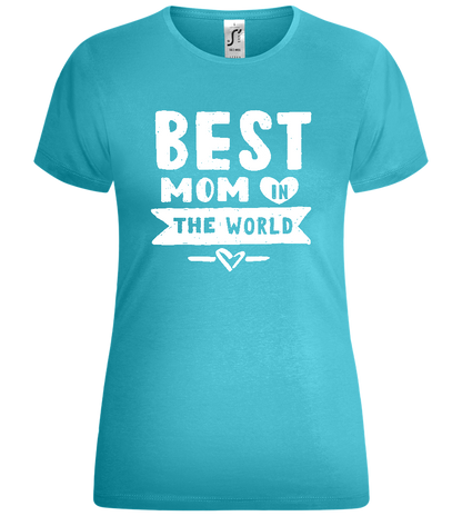 The Best Mom Design - Comfort women's t-shirt_HAWAIIAN OCEAN_front