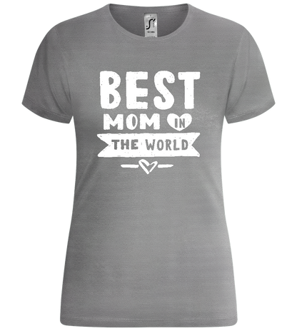 The Best Mom Design - Comfort women's t-shirt_ORION GREY_front