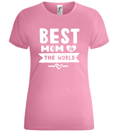 The Best Mom Design - Comfort women's t-shirt_PINK ORCHID_front