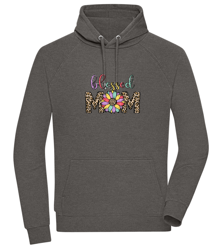 Blessed Mom Design - Comfort unisex hoodie_CHARCOAL CHIN_front