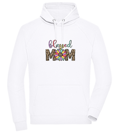Blessed Mom Design - Comfort unisex hoodie_WHITE_front
