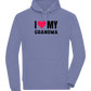 I Love My Grandma Design - Comfort unisex hoodie_BLUE_front