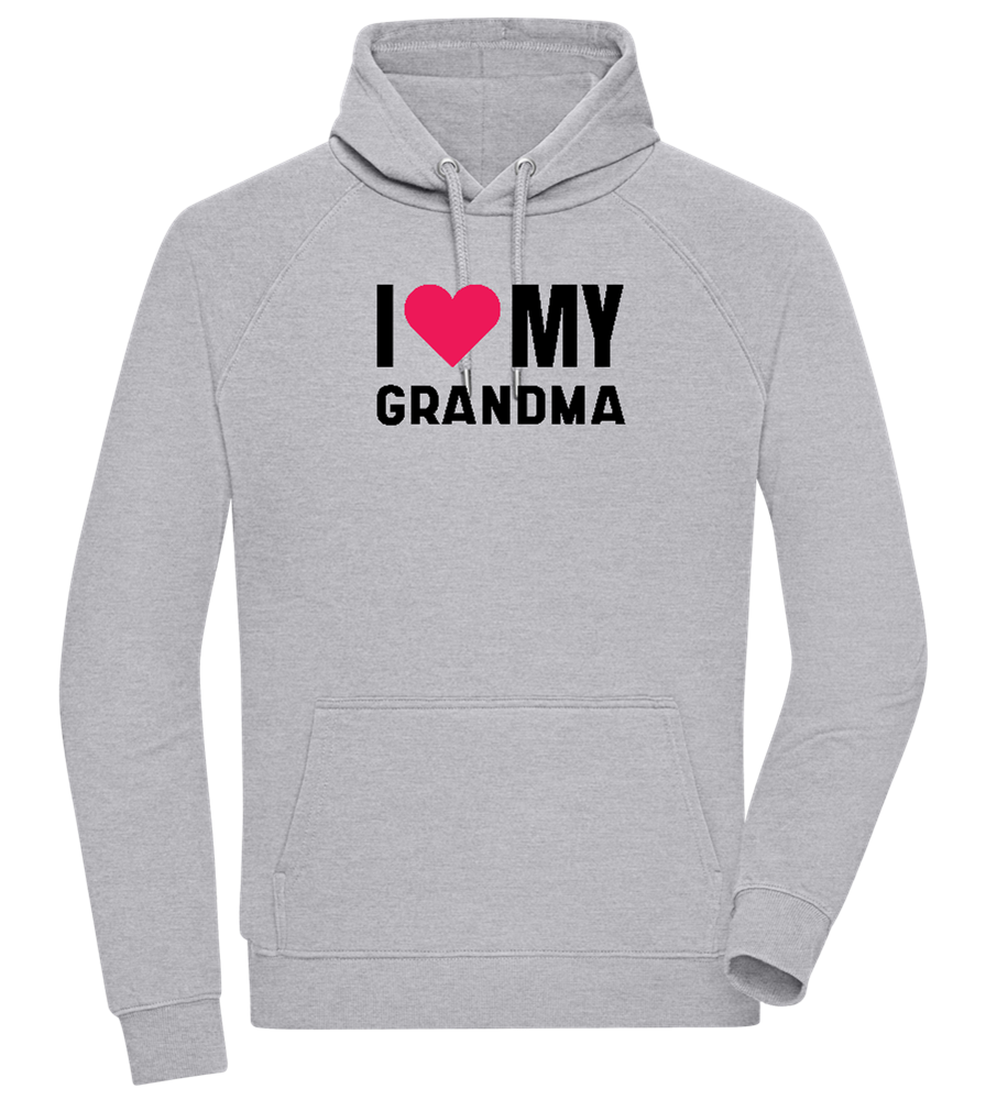 I Love My Grandma Design - Comfort unisex hoodie_ORION GREY II_front