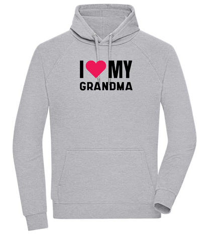 I Love My Grandma Design - Comfort unisex hoodie_ORION GREY II_front