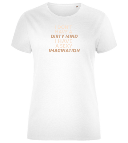 Sexy Imagination Design - Comfort women's fitted t-shirt_WHITE_front