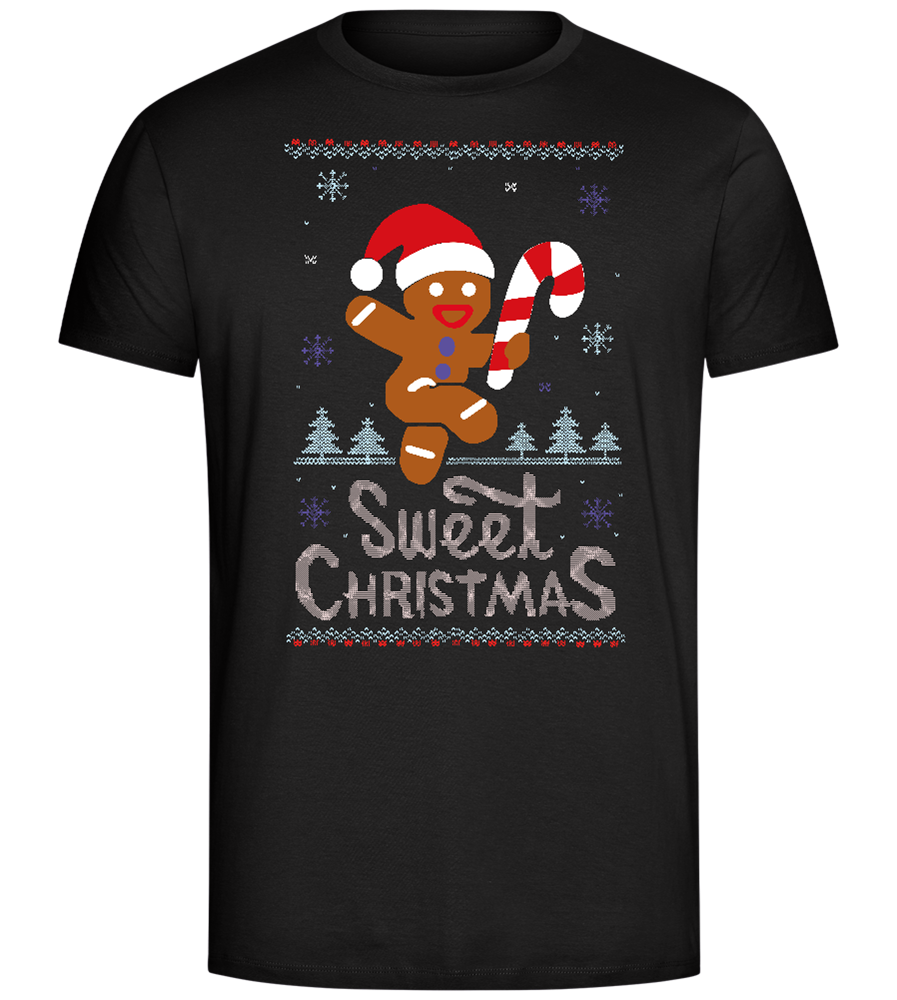 Sweet Christmas Design - Comfort Unisex T-Shirt_DEEP BLACK_front