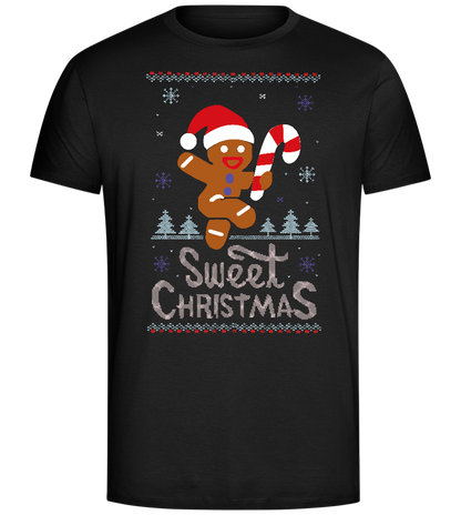 Sweet Christmas Design - Comfort Unisex T-Shirt_DEEP BLACK_front