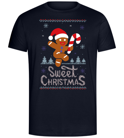 Sweet Christmas Design - Comfort Unisex T-Shirt_FRENCH NAVY_front