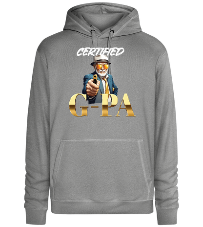 Certified Gpa Design - Premium unisex hoodie_ORION GREY II_front