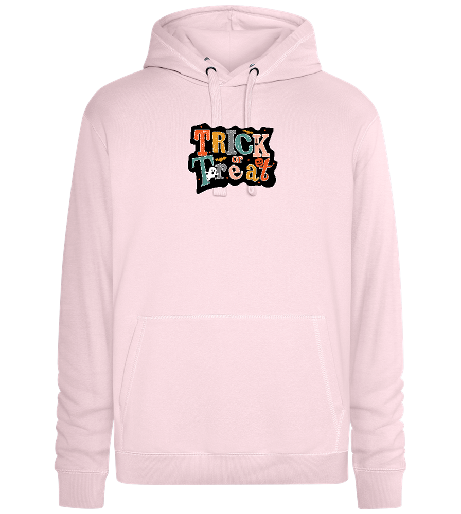 Spooky Trick or Treat Design - Premium unisex hoodie_LIGHT PEACH ROSE_front