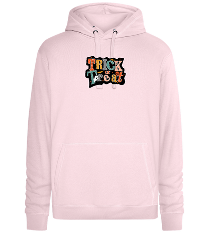 Spooky Trick or Treat Design - Premium unisex hoodie_LIGHT PEACH ROSE_front