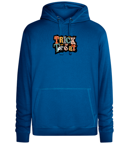 Spooky Trick or Treat Design - Premium unisex hoodie_ROYAL_front