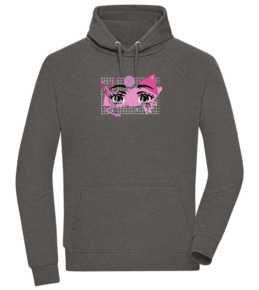 Fancy Eyes Design - Comfort unisex hoodie_CHARCOAL CHIN_front