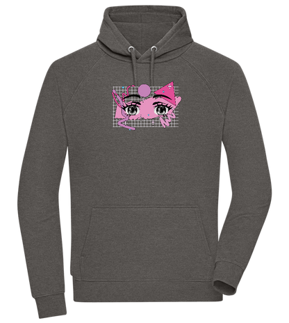 Fancy Eyes Design - Comfort unisex hoodie_CHARCOAL CHIN_front