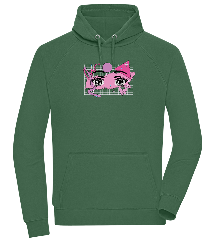 Fancy Eyes Design - Comfort unisex hoodie_GREEN BOTTLE_front