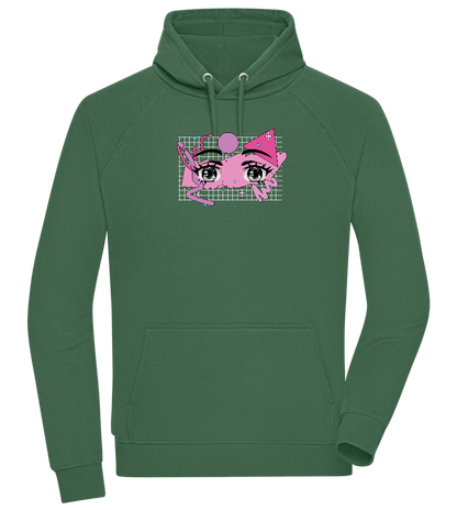 Fancy Eyes Design - Comfort unisex hoodie_GREEN BOTTLE_front