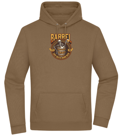 Save Water Drink Beer Barrel Design - Premium Essential Unisex Hoodie_ARMY_front