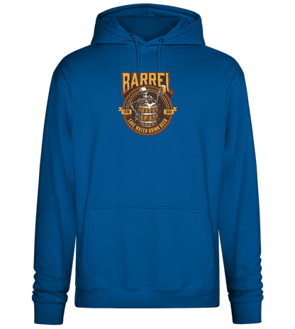 Save Water Drink Beer Barrel Design - Premium Essential Unisex Hoodie_ROYAL_front