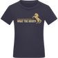 What The Buck Design - Comfort kids fitted t-shirt_FRENCH NAVY_front