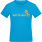 What The Buck Design - Comfort kids fitted t-shirt_TURQUOISE_front