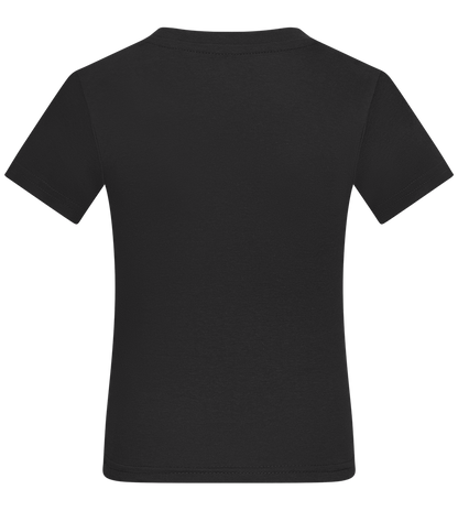 What The Buck Design - Comfort kids fitted t-shirt_DEEP BLACK_back