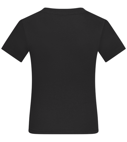 What The Buck Design - Comfort kids fitted t-shirt_DEEP BLACK_back