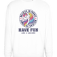 Believe in Magic Unicorn Design - Comfort Essential Unisex Sweater_WHITE_front