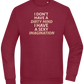 Sexy Imagination Design - Comfort Essential Unisex Sweater_BORDEAUX_front